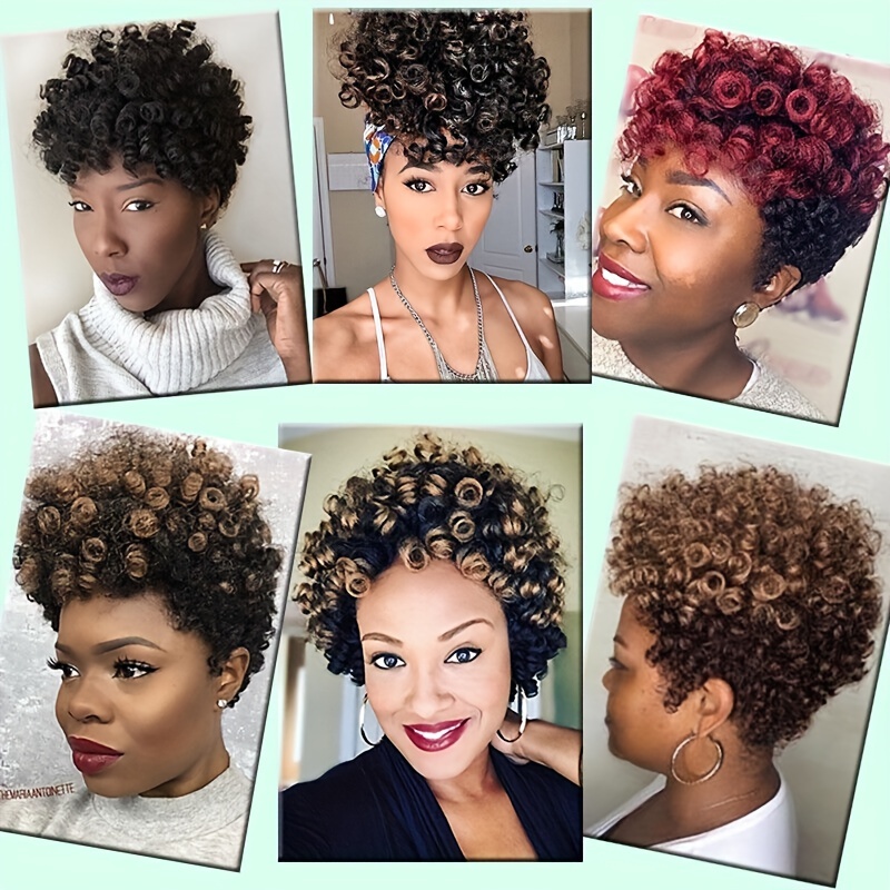 2 Short Jamaican Bounce Loops Crochet Hair Extensions 20 Peices Spring  Curly US