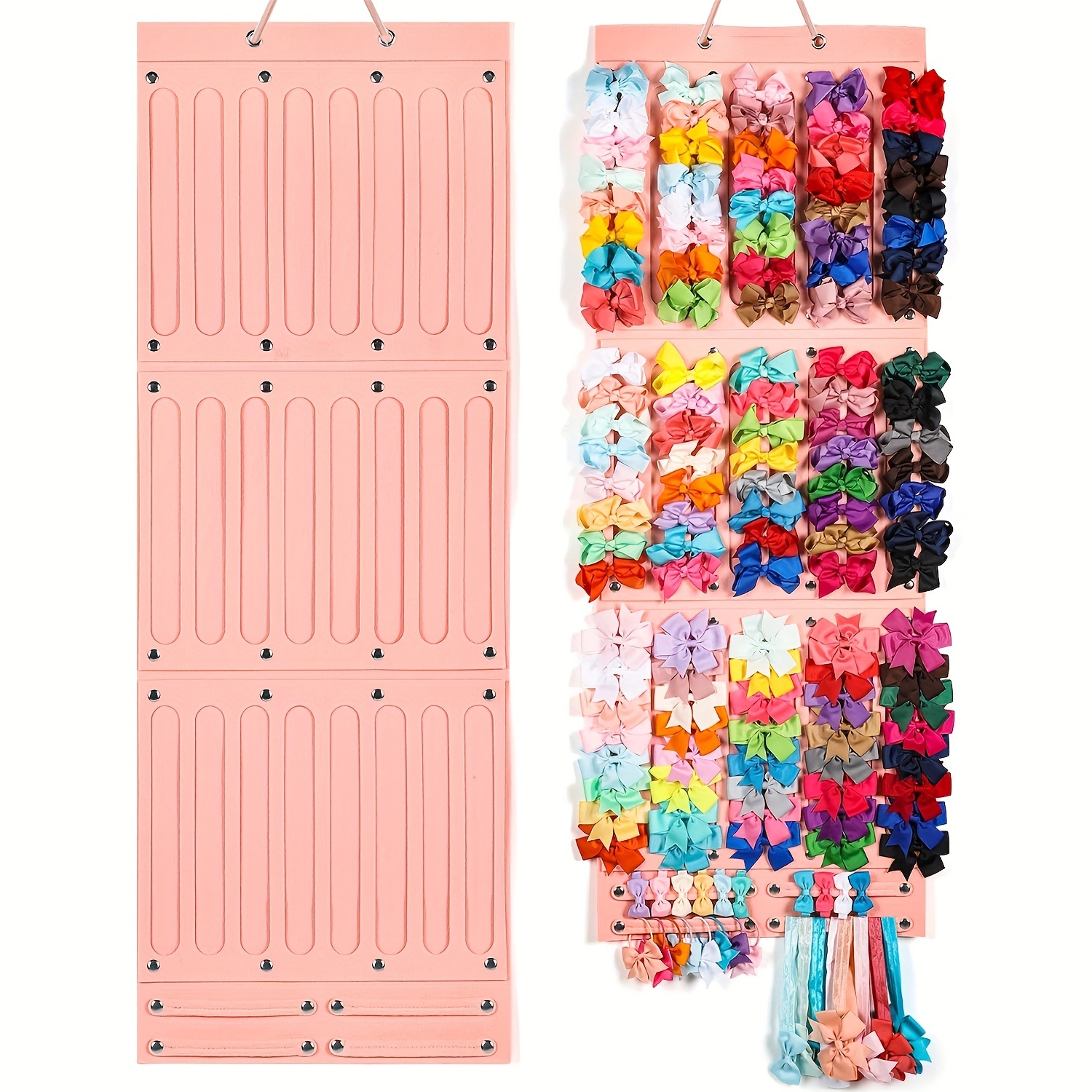 Bow Organizer for Girls Hair Bows Baby Headband Holder Organizer Bow Holder  for Girls Hair Bows Hair Bow Storage Headband Organizer for Girls Hair