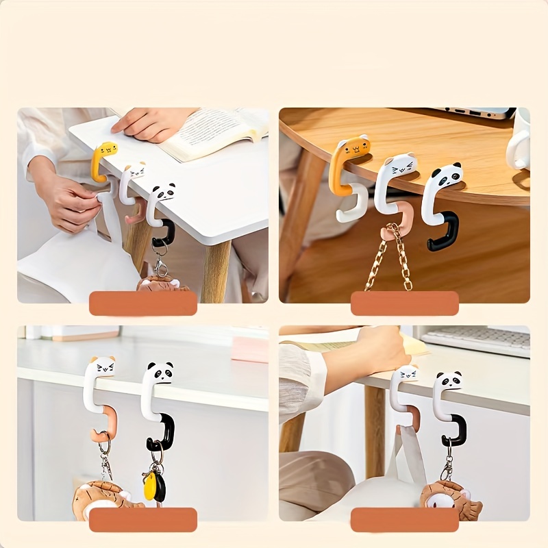 Tableside Purse Hanger  Under Desk Hook for Hanging Bag - Cute