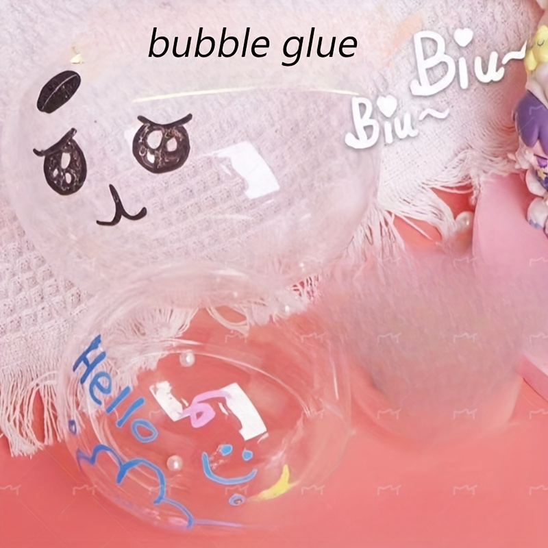 Nano Glitter Bubble Blowing, cinta adhesiva de doble cara fuerte para  manualidades DIY, Pinch Toy, fabricación