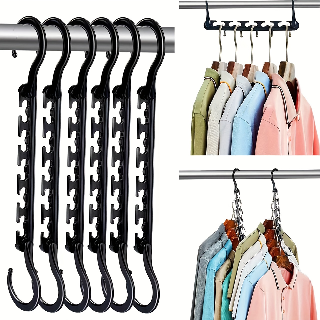 5 Holes Folding Hanger Travel Portable Clothes Drying - Temu