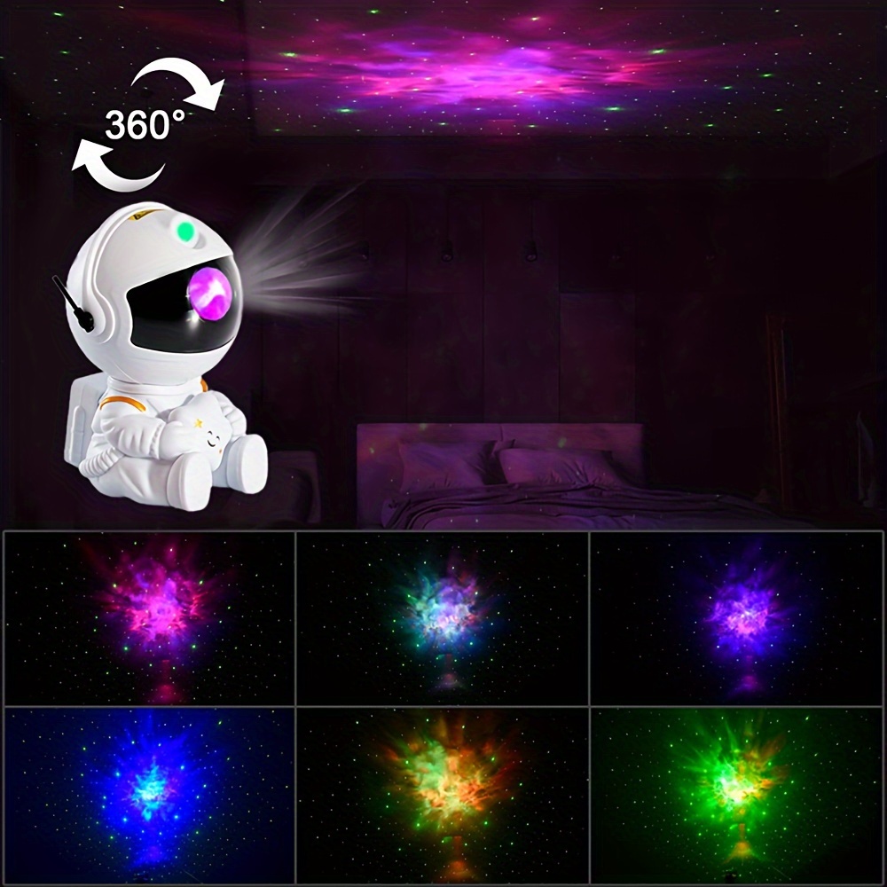 1pc Astronauta Robot Colorido Cielo Estrellado Galaxia - Temu Chile