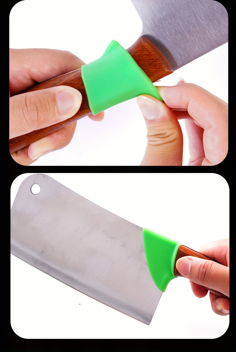 Kitchen Knife Back Pad Hand Guard For Knife Silicone - Temu