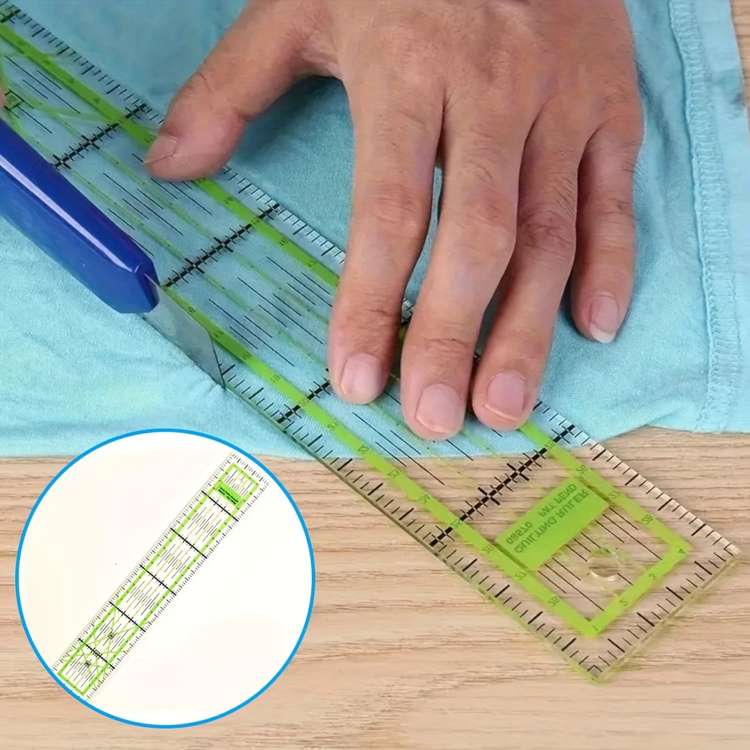 Sewing Ruler Quilting Ruler Cutting Ruler For Cutting Fabric - Temu