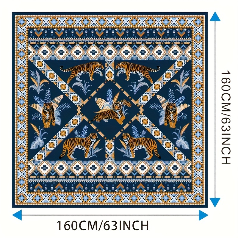 Boho Vintage Absorbent Non Slip Rug Stain Resistant Waterproof Mat