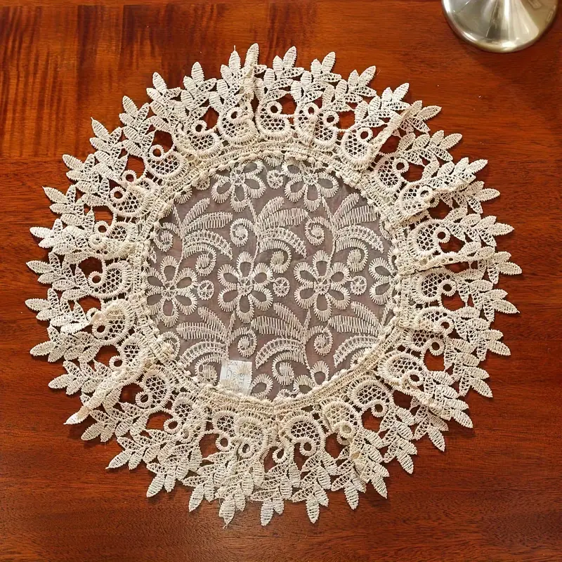 European-style Dining Table Tablecloth, Lace Fabric, American-style Dressing Table Runner, Shoe Cabinet * Round Cover Cloth, Table Mat * European-style Dining Table Tablecloth, Lace Fabric, American-style Dressing Table Runner, Shoe Cabinet * Round Cover Cloth, Table Mat *