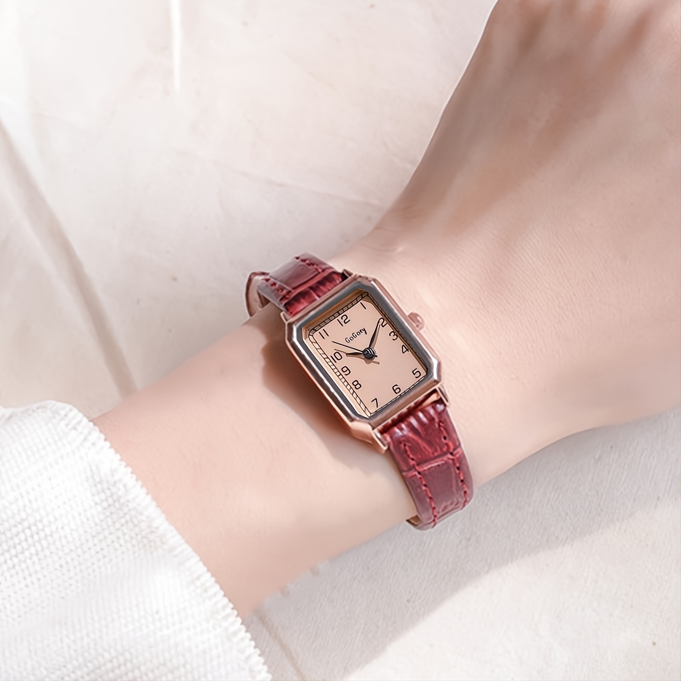 Reloj Pulsera Mujer Reloj Informal Lujo Forma Creativa - Temu