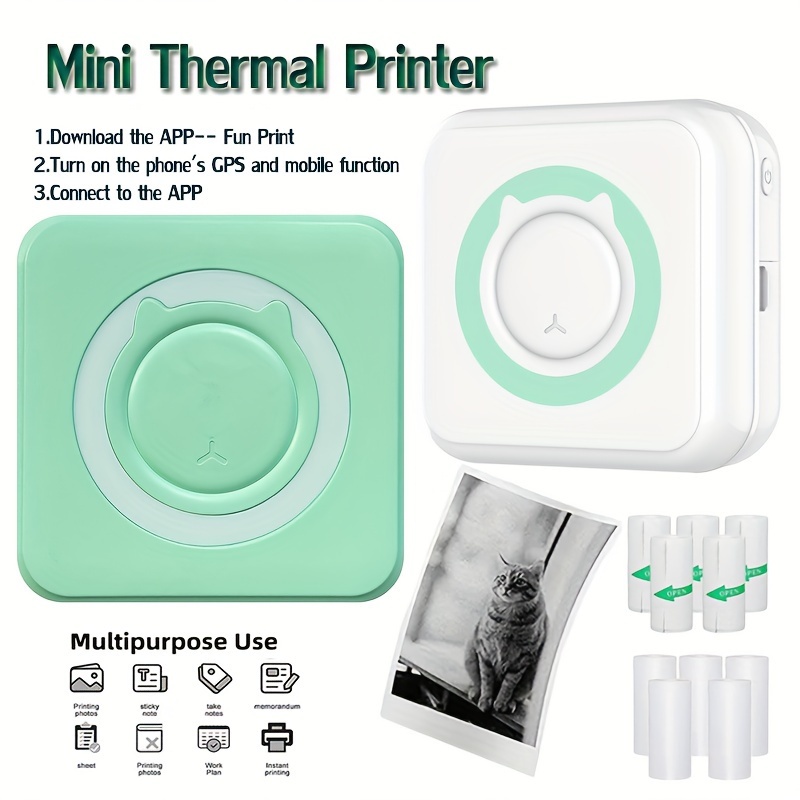 Mt810 impresora Portátil A4 Mini Sin Tinta Inalámbrica - Temu