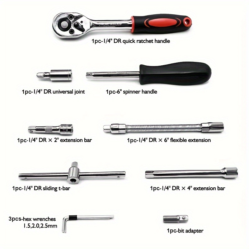 46pcs Ensemble D'outils De Réparation De Voiture Clé - Temu France