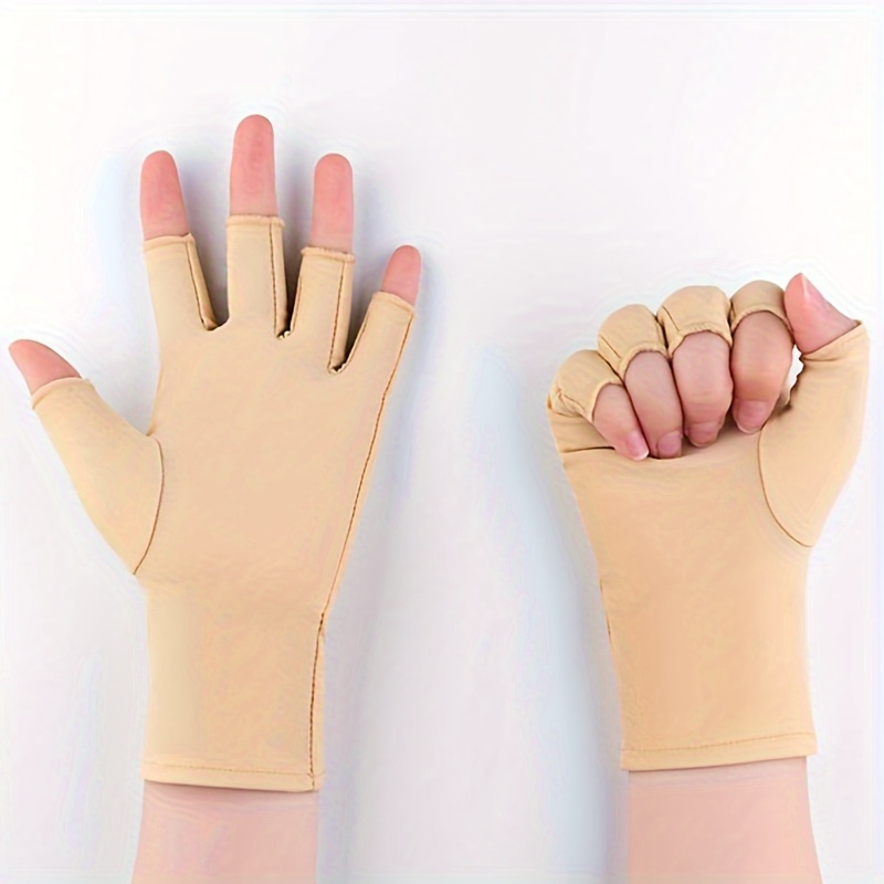 Sunscreen Gloves With Half Finger Design For Uv Protection And