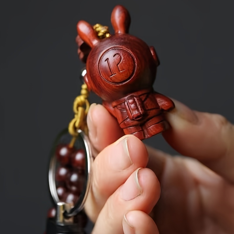 Astronaut Animal Hand Keychain Key Ring For Women Men Couple Gift