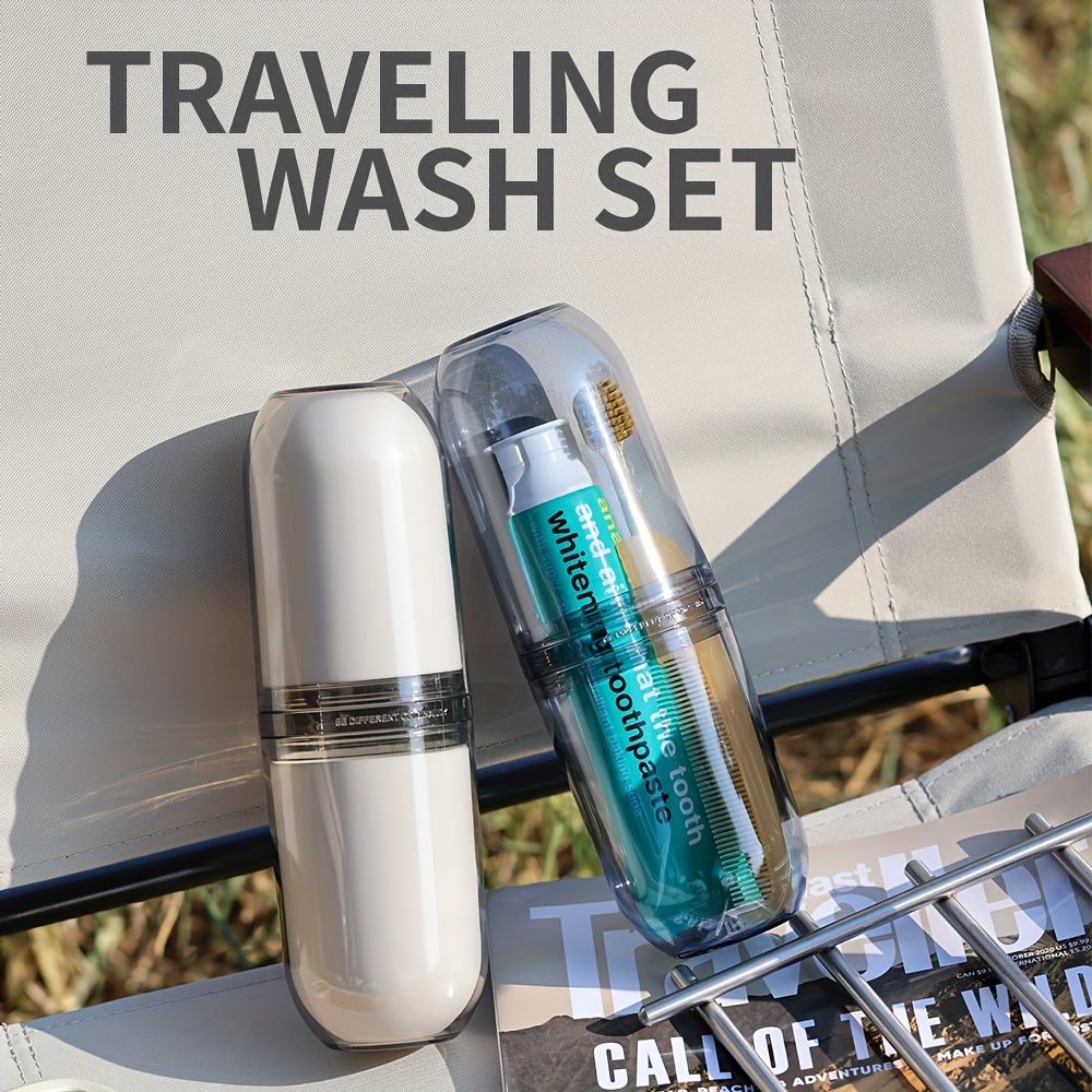 Handheld washing-up brush and washing-up liquid container