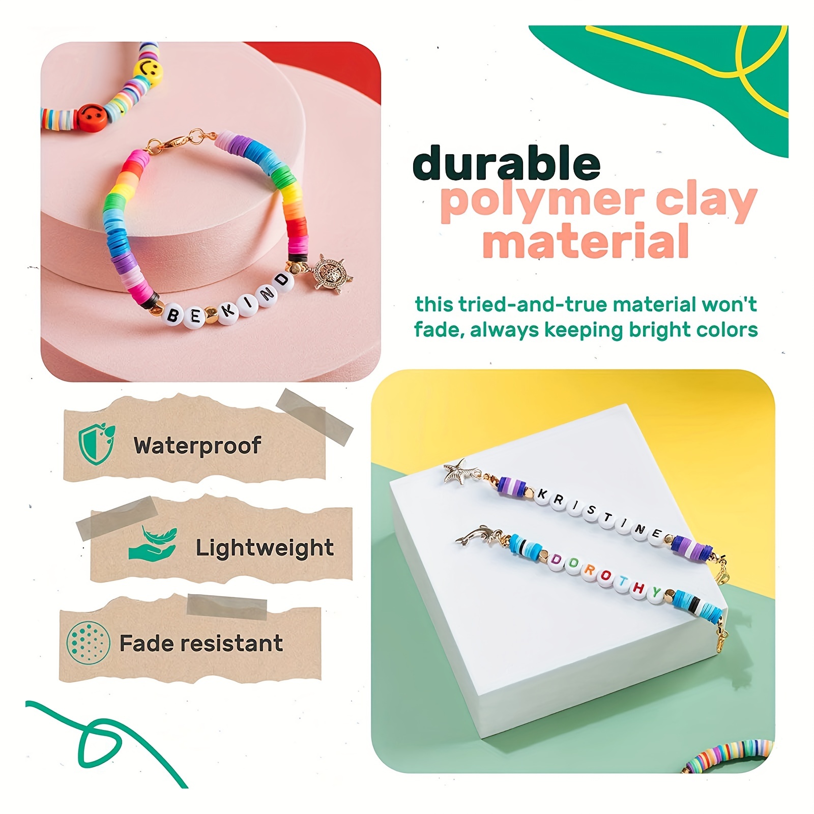 Clay Beads Bracelet Making kits will keep you and your kids so, Clay Bead  Kits 