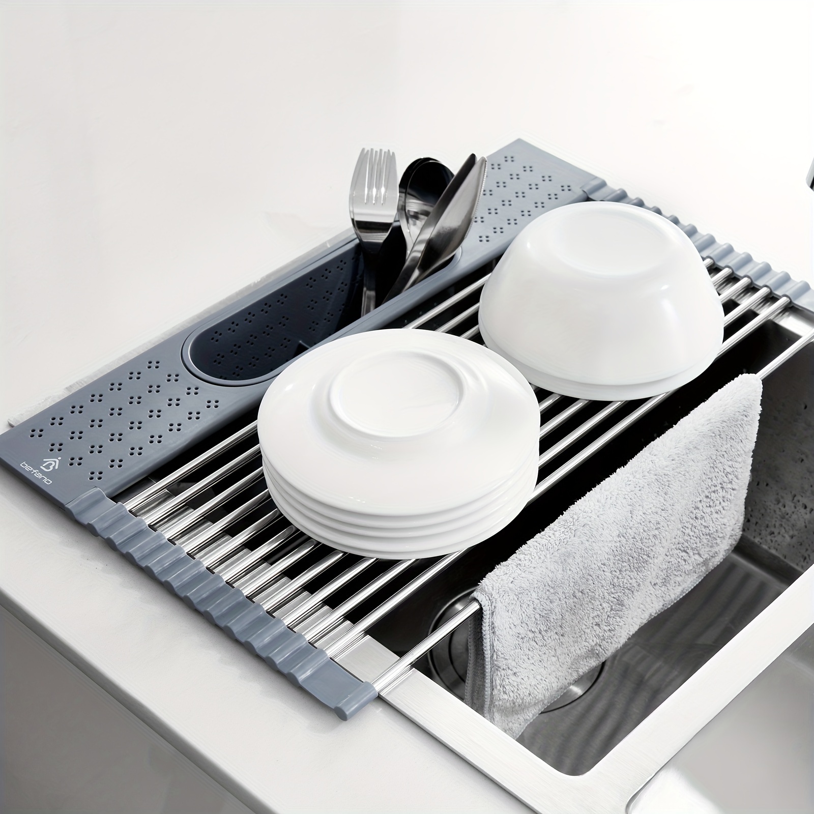 Multifunctional Space saving Sink Dish Drying Rack With 1 - Temu