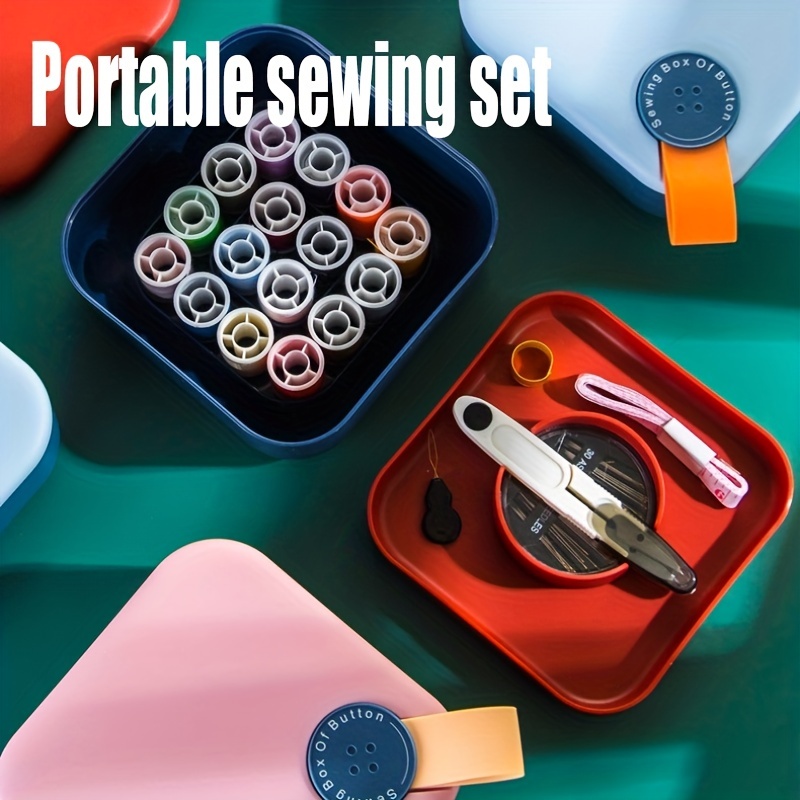 Sewing Kit, Sewing Machine Kit, Premium Sewing Supplies, Thread Spools Mini  Sewing Kits With Needles, Scissors, Thimble, Thread, Tape Measure Etc For  Home, Travel, Basic Sewing Kit For Adults - Temu