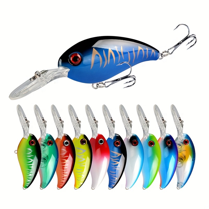 Multi-Jointed Fishing Lures for Bass and Trout - Shallow and Deep Diving  Swimbait and Crankbait - Ideal for Freshwater and Saltwater Fishing
