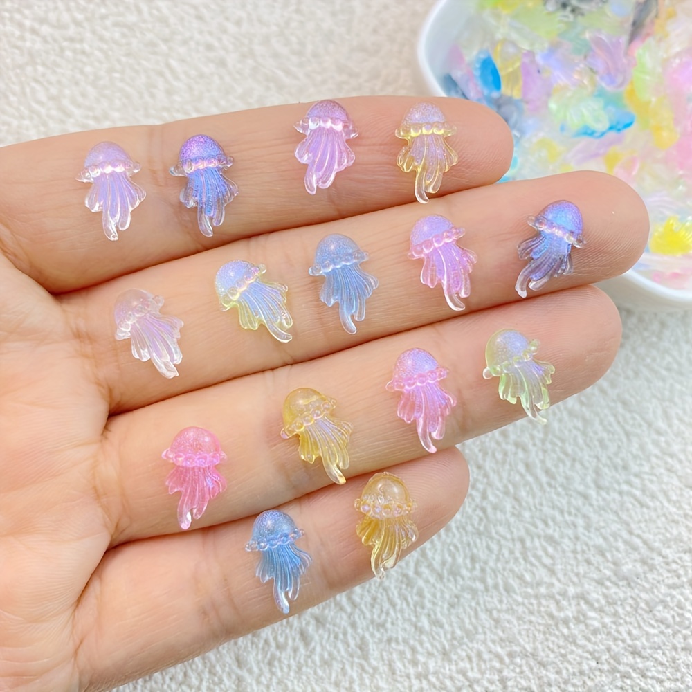 50 Pcs 3D Nail Charms for Acrylic Nails Supply Cartoon Nail Art Charms  Jewelry Accessories Cute Nail Rhinestones Decoration DIY Craft Phone Case