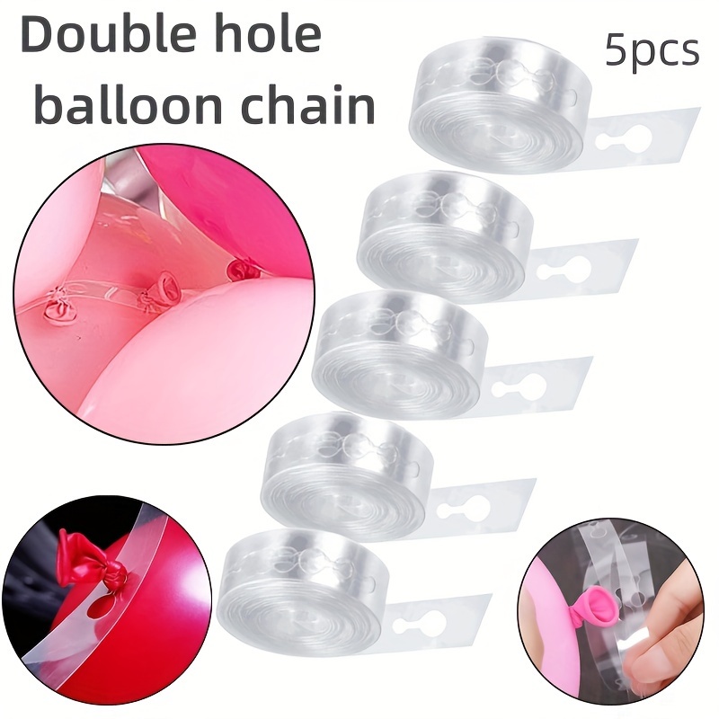 Double Hole Balloon Chain 3 meter Balloon Arch Belt 1 - Temu