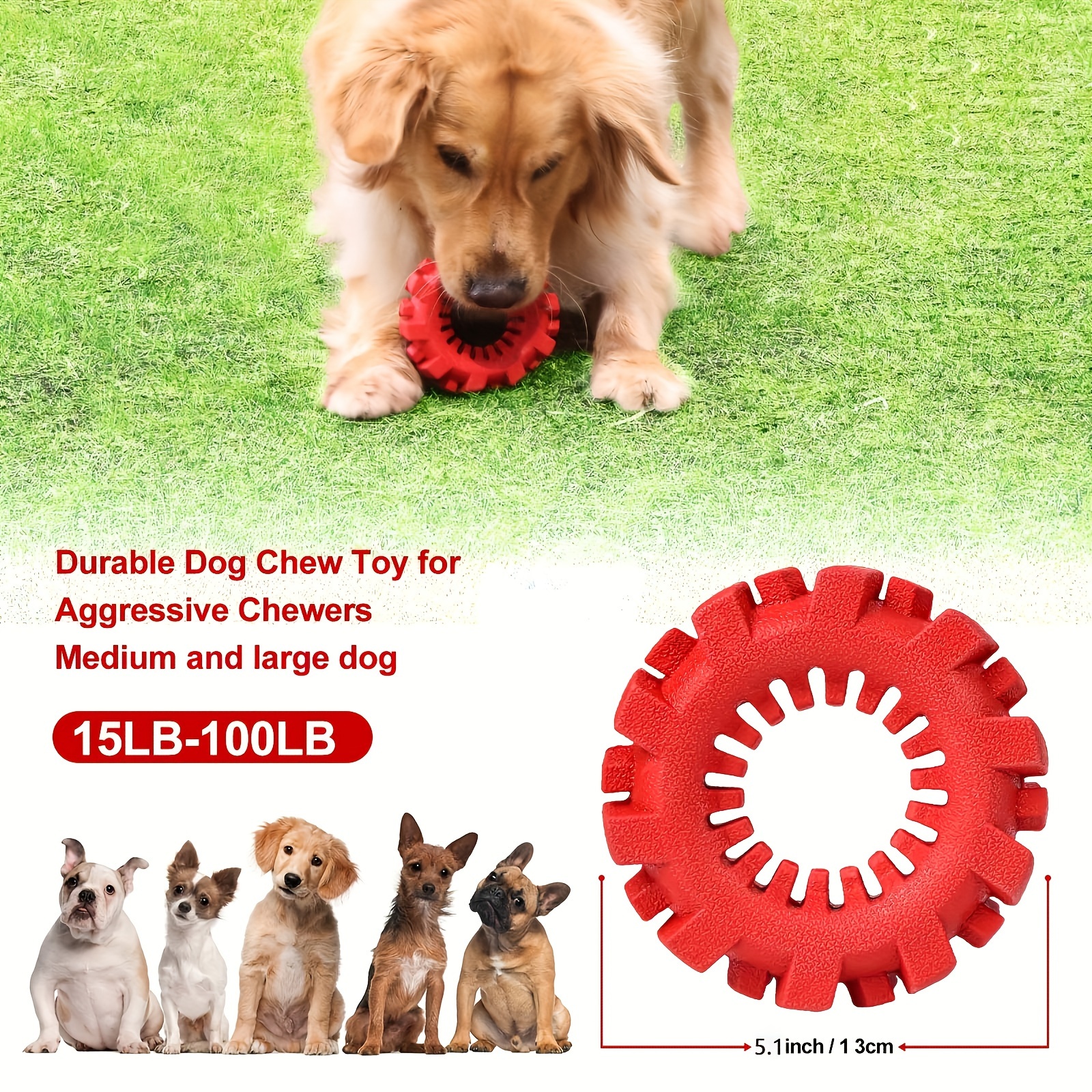 Dog Toys for Aggresive Chewers-Dog Chew Toy/Large Dog Toys/Tough Dog  Toys/Heavy Duty Dog Toys/Durable Dog Toys for Large/Medium Dogs/Super  Chewer Dog