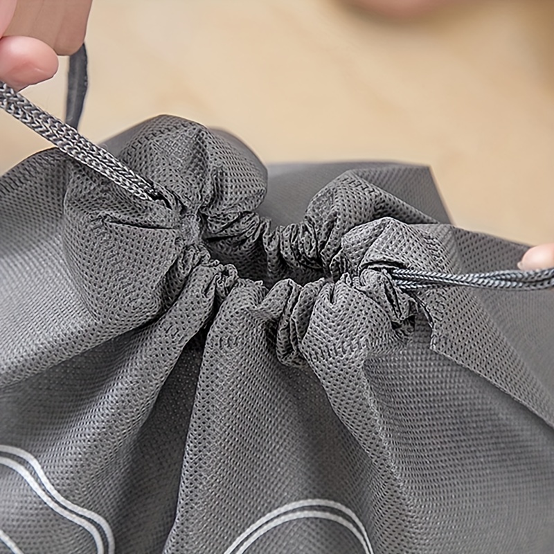 10pcs Shoes Storage Organizer, Portable Shoes Storage Drawstring Bundle Pocket, Perfect Shoes Storage Bag For Travel