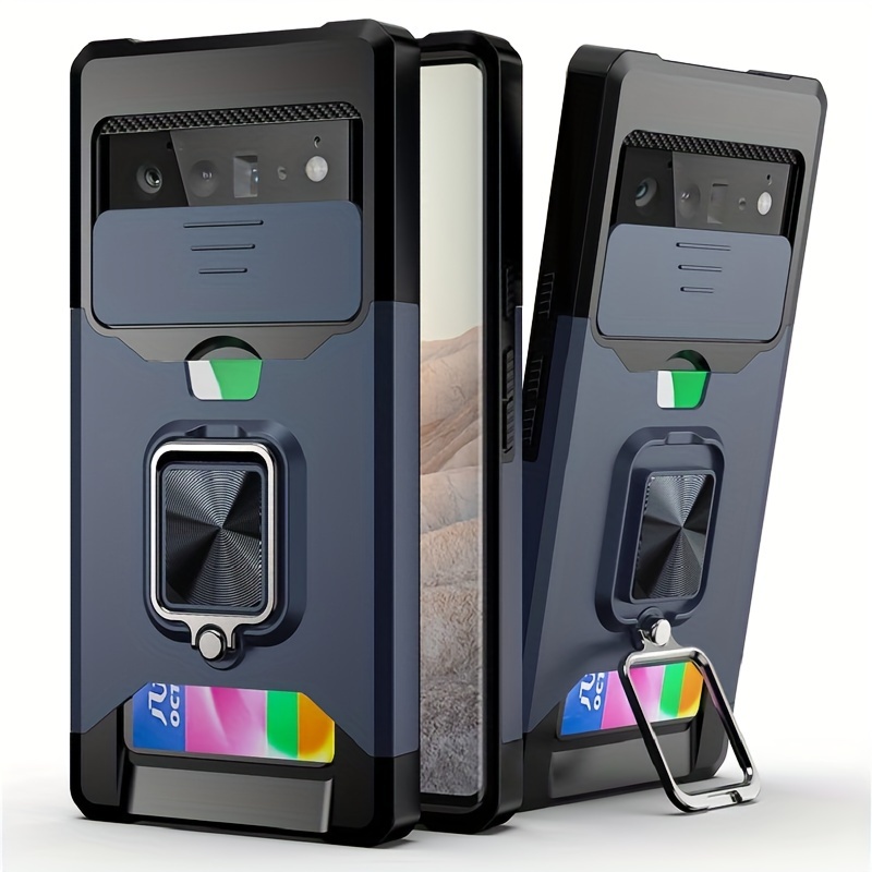 Card Slot Bag Holder Case Google Pixel 7a Funda Pu Leather - Temu