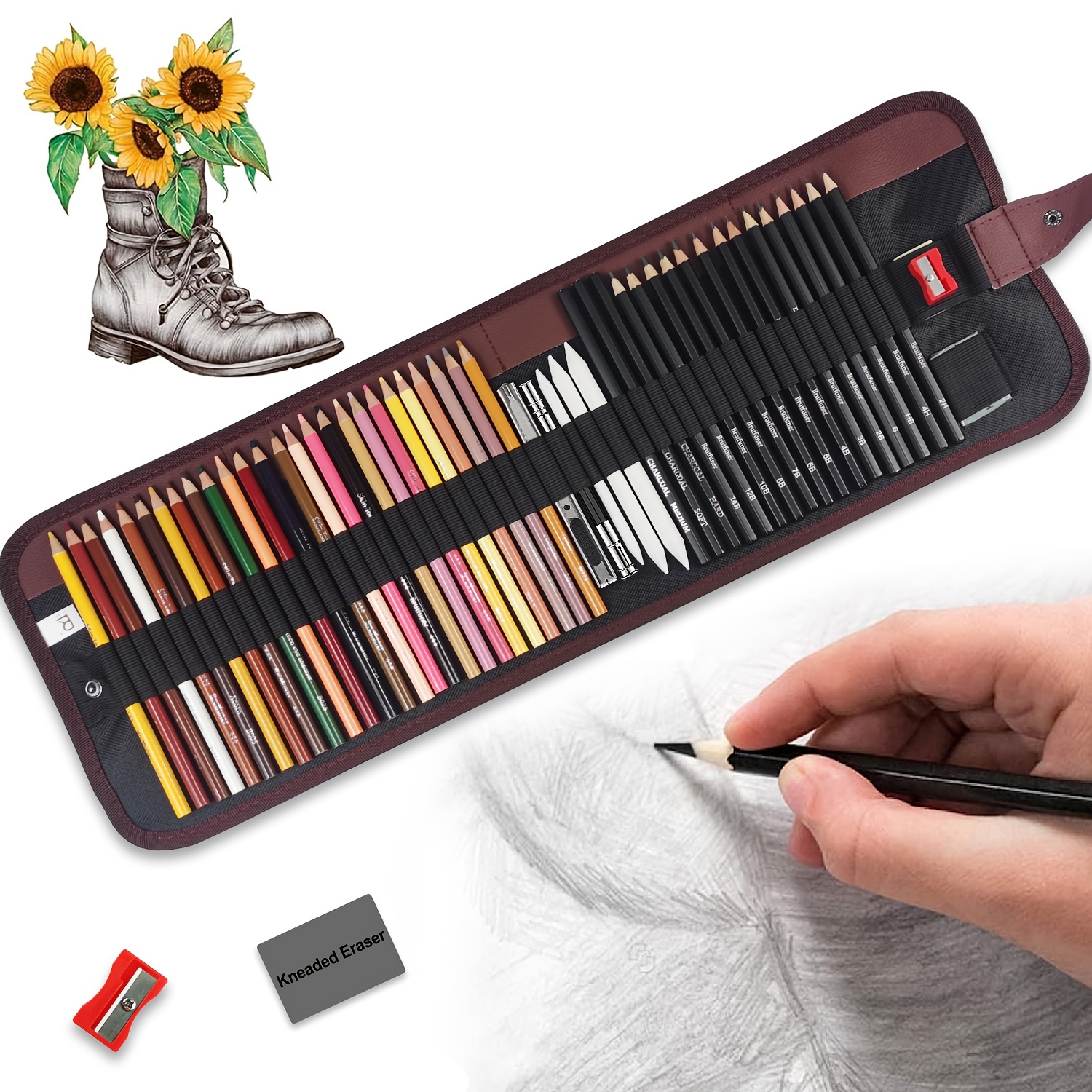 Drawing Kit art Supplies Include Graphite Sketch Pencils - Temu