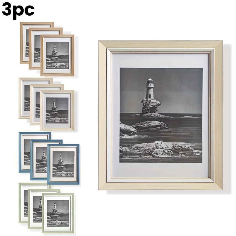 8x10 Picture Frame Set Multi Photo Collage For Wall Or - Temu