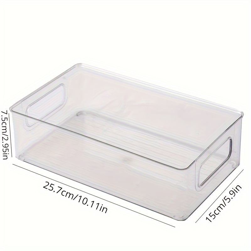 2pcs Portable Storage Box Plastic Household Containers Storage Box