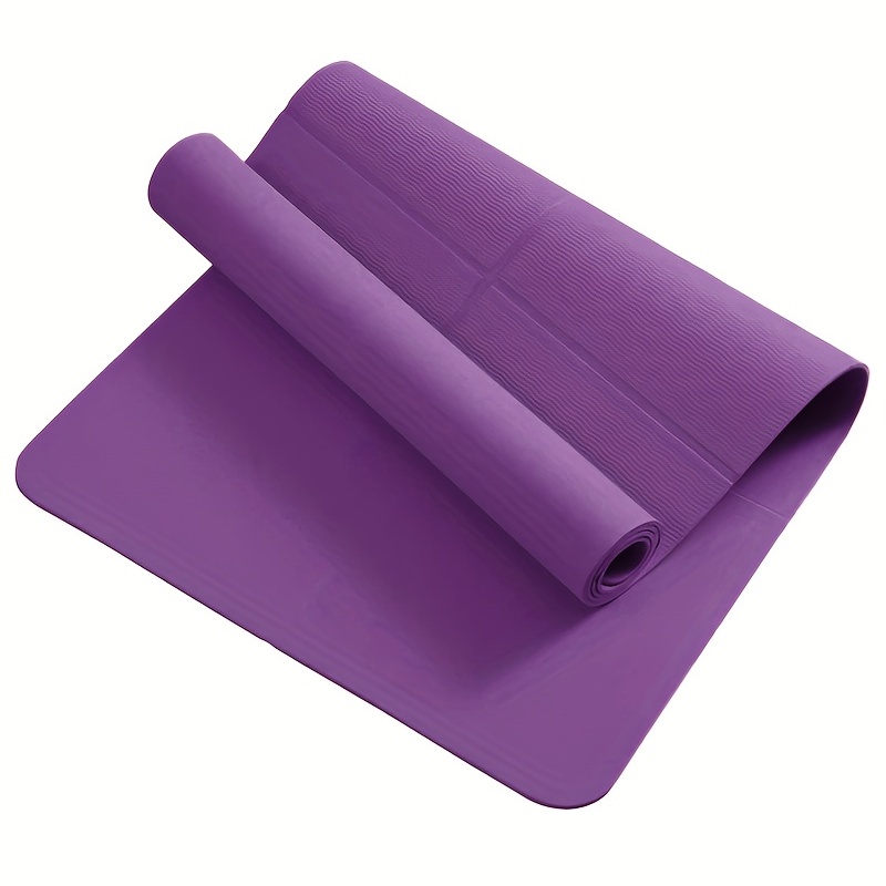 Thick Non slip Purple Yoga Mat Portable Moisture resistant - Temu