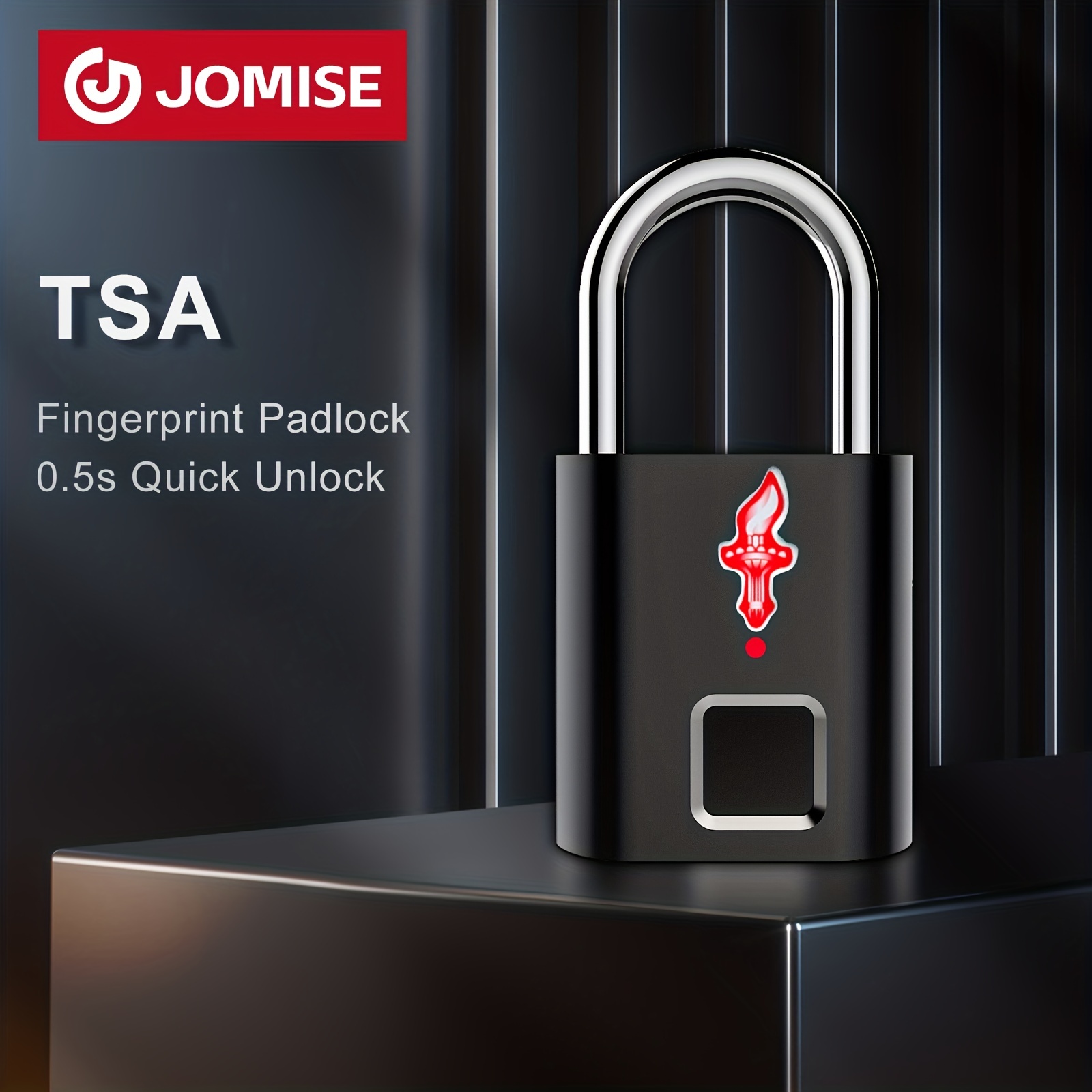 Buy Keyless Smart Fingerprint Padlock for TSA Approved Luggage Locks
