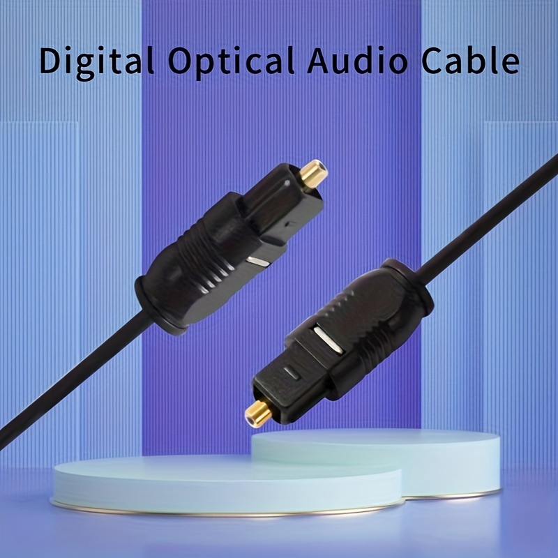 Cable óptico SPDIF de Audio Digital, Cable de fibra óptica para SONY Home  Theater, barra de sonido Spearker, reproductor de Xbox TV, Cable Toslink