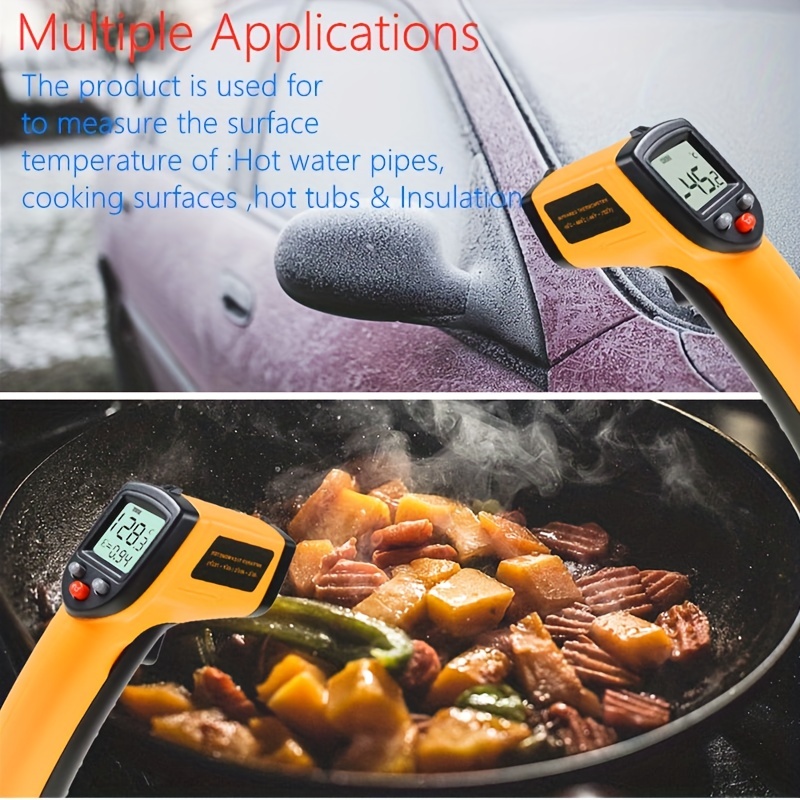 Infrared Thermometer, Gm320 Digital Temperature Gun For Cooking