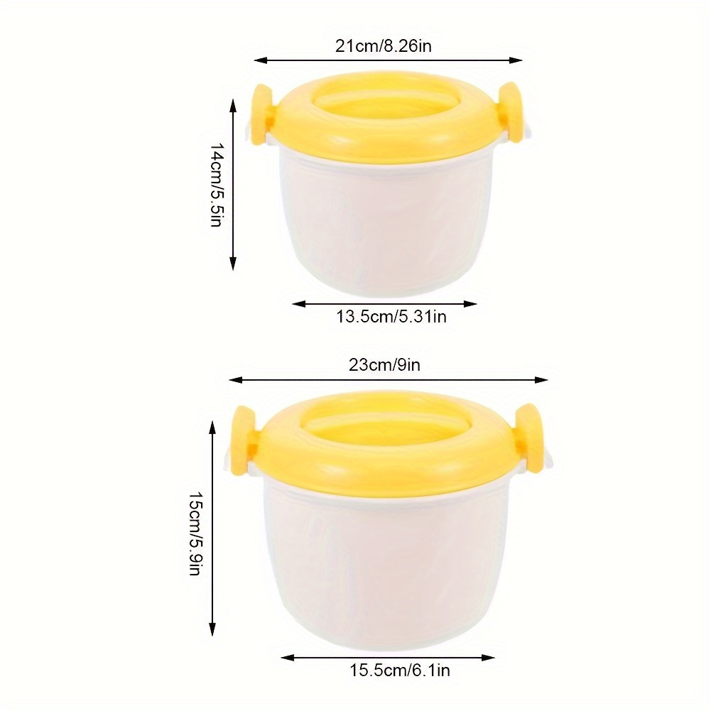  AXIM Arrocera para microondas, 2 L, arrocera, microondas,  pasta, vaporera con colador, apta para lavavajillas (naranja) : Hogar y  Cocina