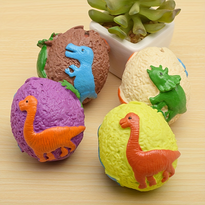 Lot de 12 œufs de Pâques remplis de jouets sensoriels pour enfants, petite  balle anti-stress en forme de dinosaure avec perles d'eau, paniers de Pâques  pour enfants, cadeaux de Pâques pour tout-petits