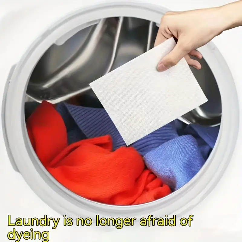 Color absorbing Laundry Sheets Keep Your Clothes Stain free - Temu
