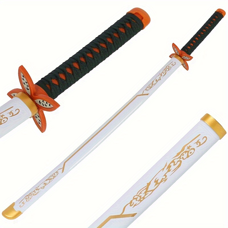 Espada Anime Katana Madera Hecha Mano Juguete Juego Cos Gran - Temu