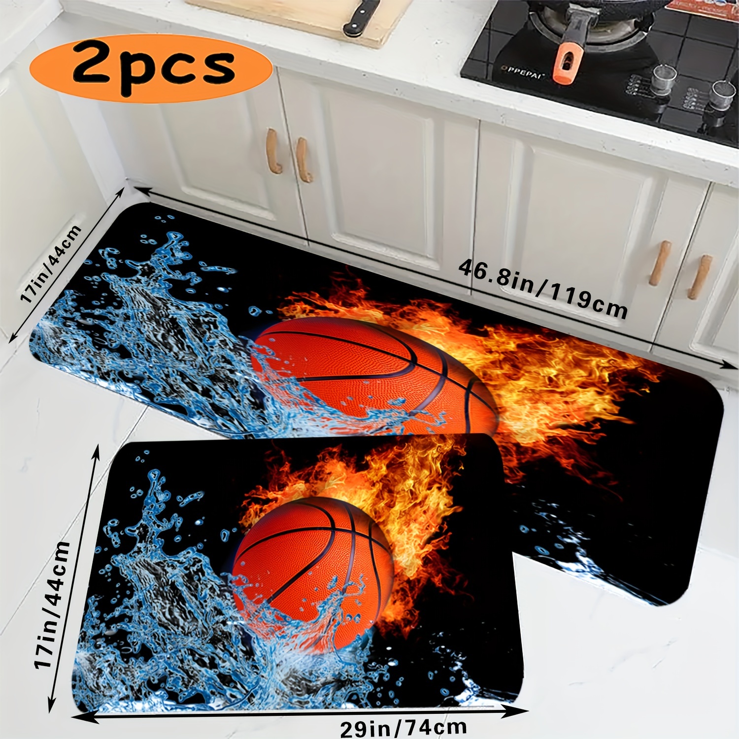 1 2pc Tapis Porte Basket ball Am ricain Tapis Salle Bain Temu France