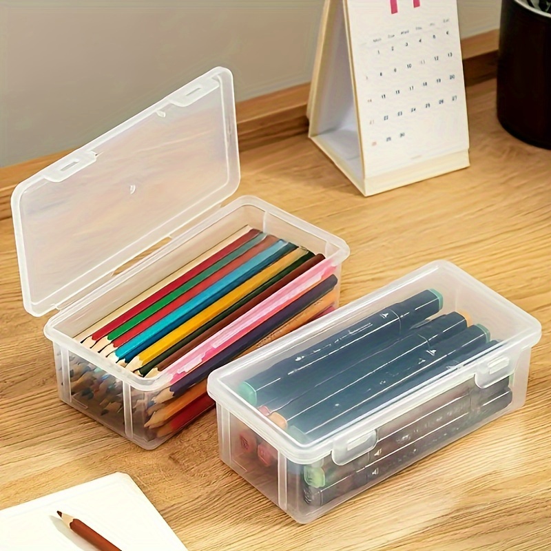 Large Capacity Transparent Pencil Case Water Proof Clear - Temu