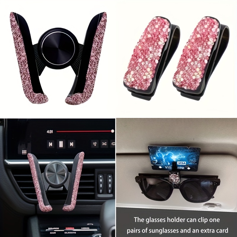Glasses Holders For Car Sun Visor Sunglasses - Temu