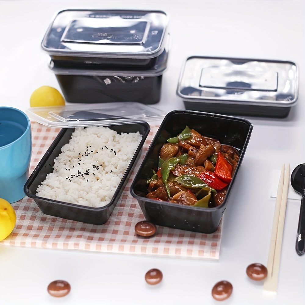 Meal Prep Container 2 Compartment Food Containers With Lids - Temu