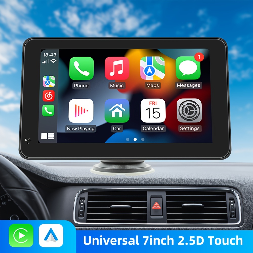 Car Audio System Dual Spindle Universal Lcd Touch Screen - Temu