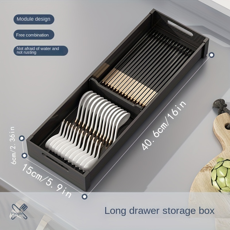 Aluminum Alloy Cutlery Storage Shelf Accessories