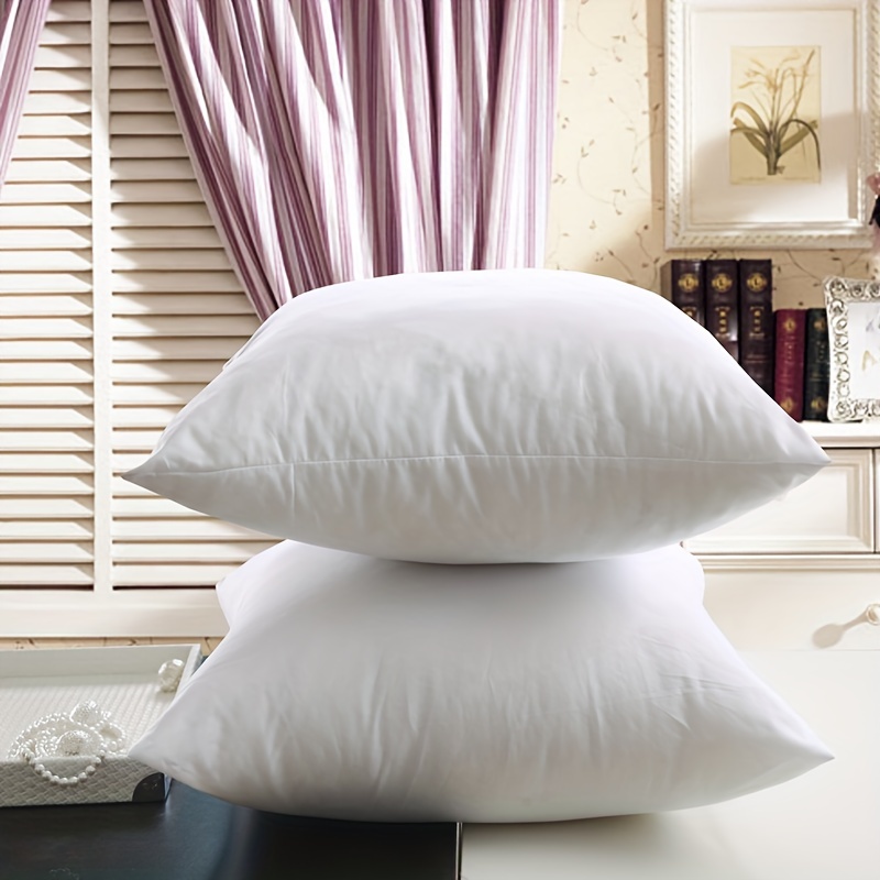 Throw Pillow Core Pp Cotton Pillow Insert Frosted Cloth - Temu