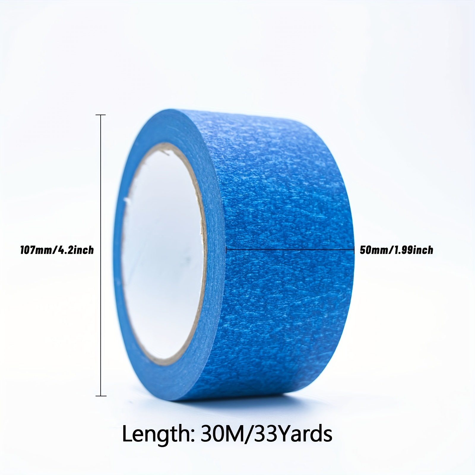 2 Inch Blue Painters Masking Tape Bulk For Multi-Surface Produce