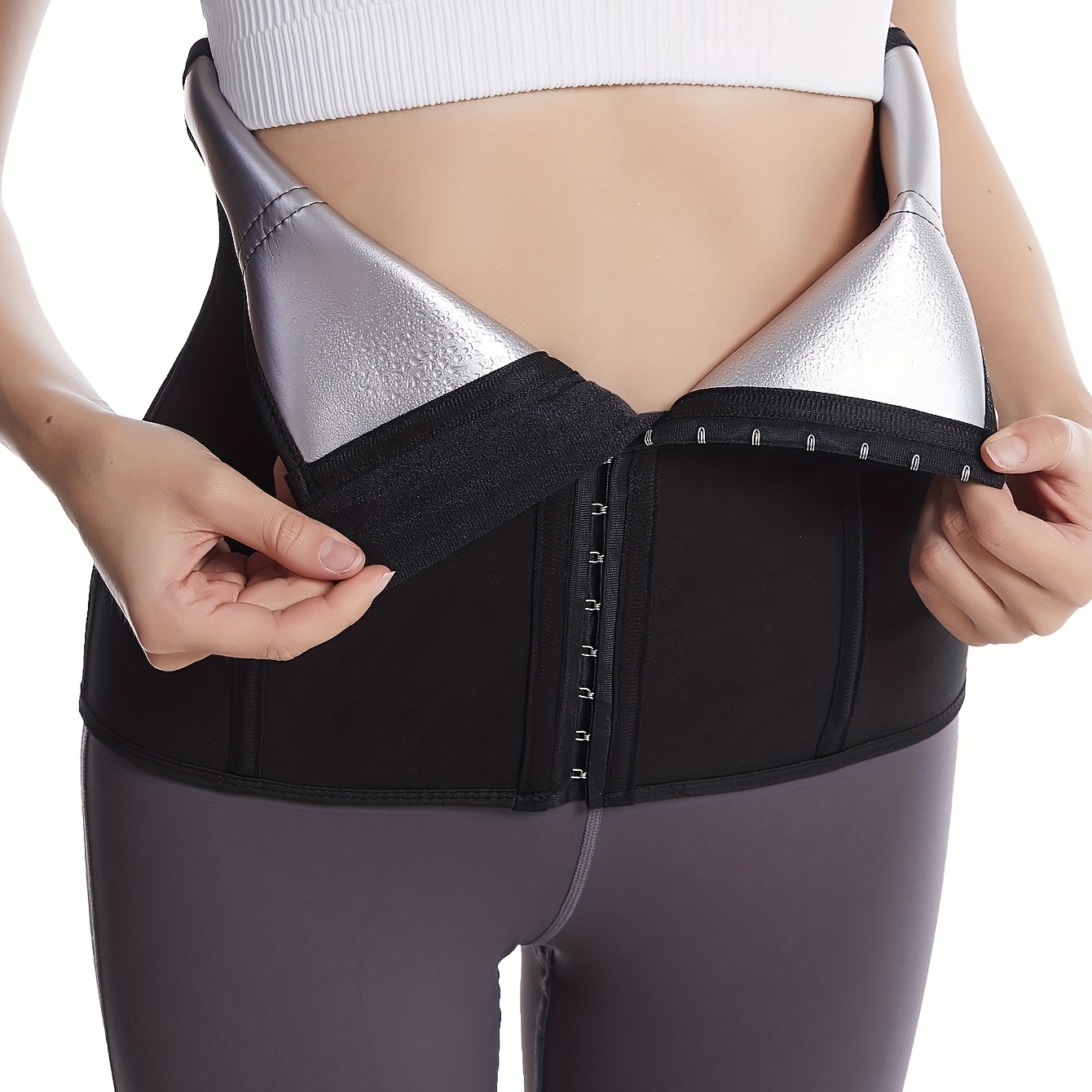 1pc Your Logo Sweat Print Buckle Waist Trimmer For Fitness - Temu Canada
