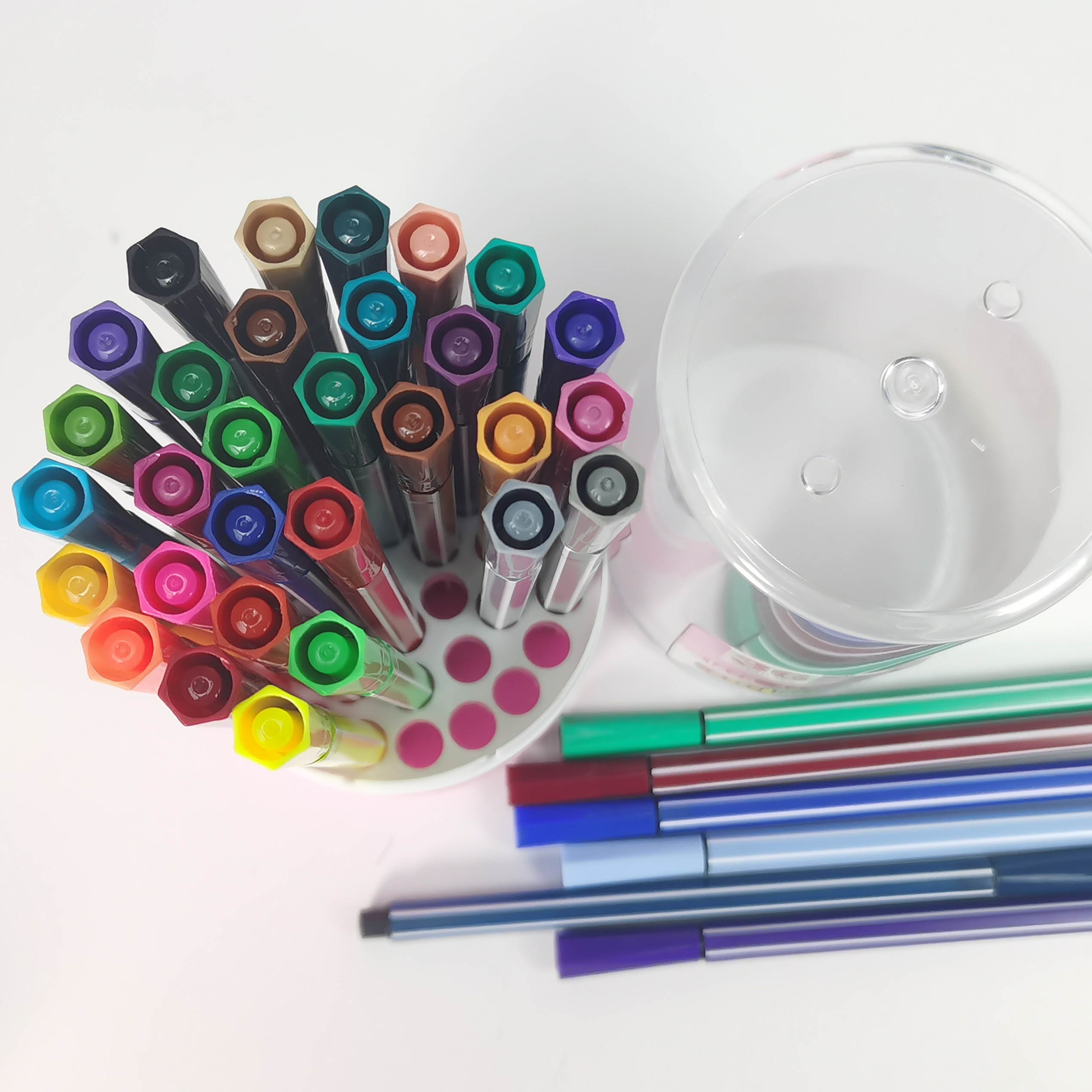 Water Color Pen 12 18 24 36 Colors Of Barrel For Kids And - Temu