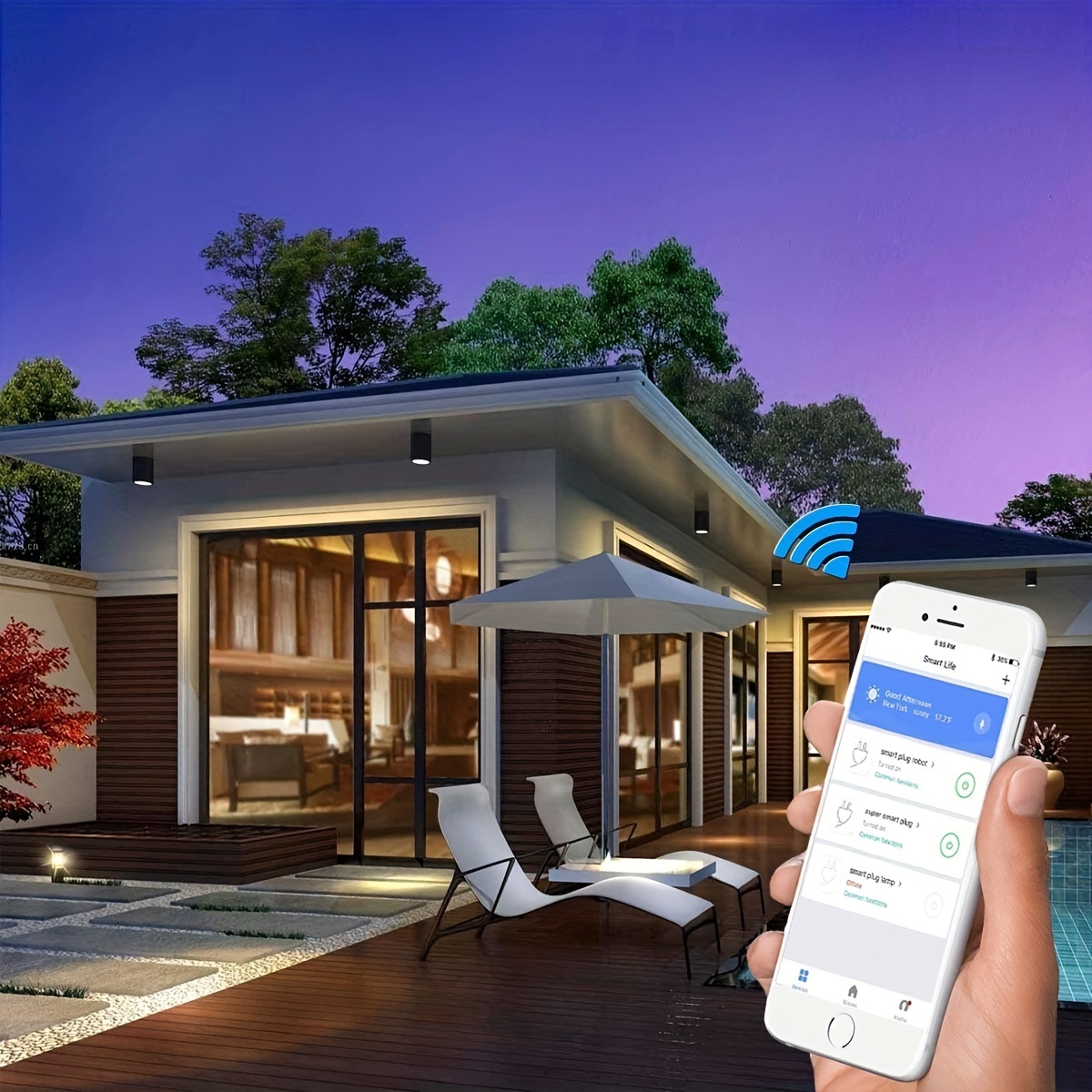 Smart Home Surge Protector: Wireless Wifi Smart Plug Power - Temu