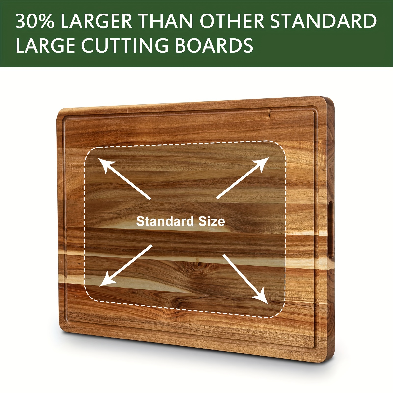Durable And Lightweight Wooden Cutting Board For Outdoor - Temu