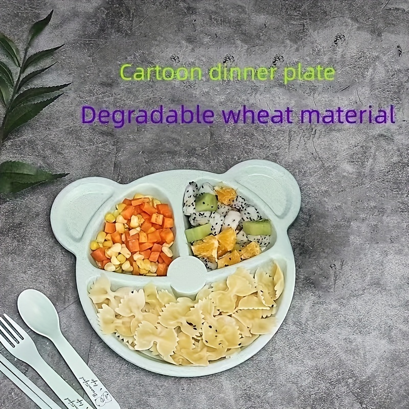 Kids Cutlery Set Non Toxic Dinner Plate Set