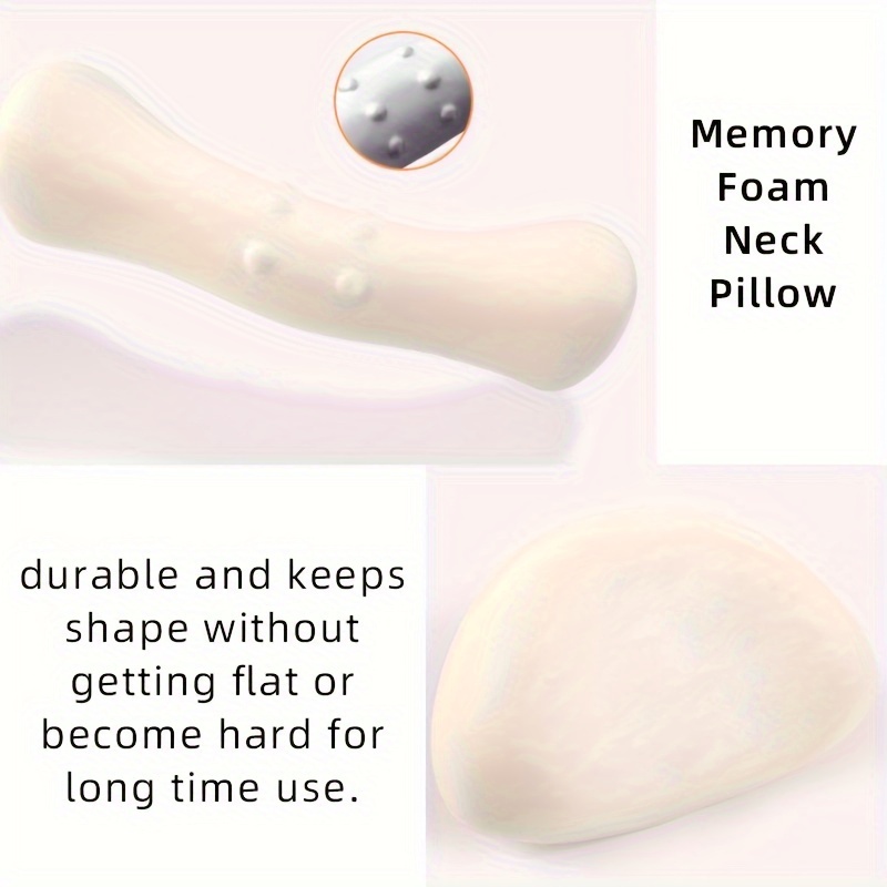 Cervical Memory Foam Pillow Ergonomic Inflatable Height - Temu